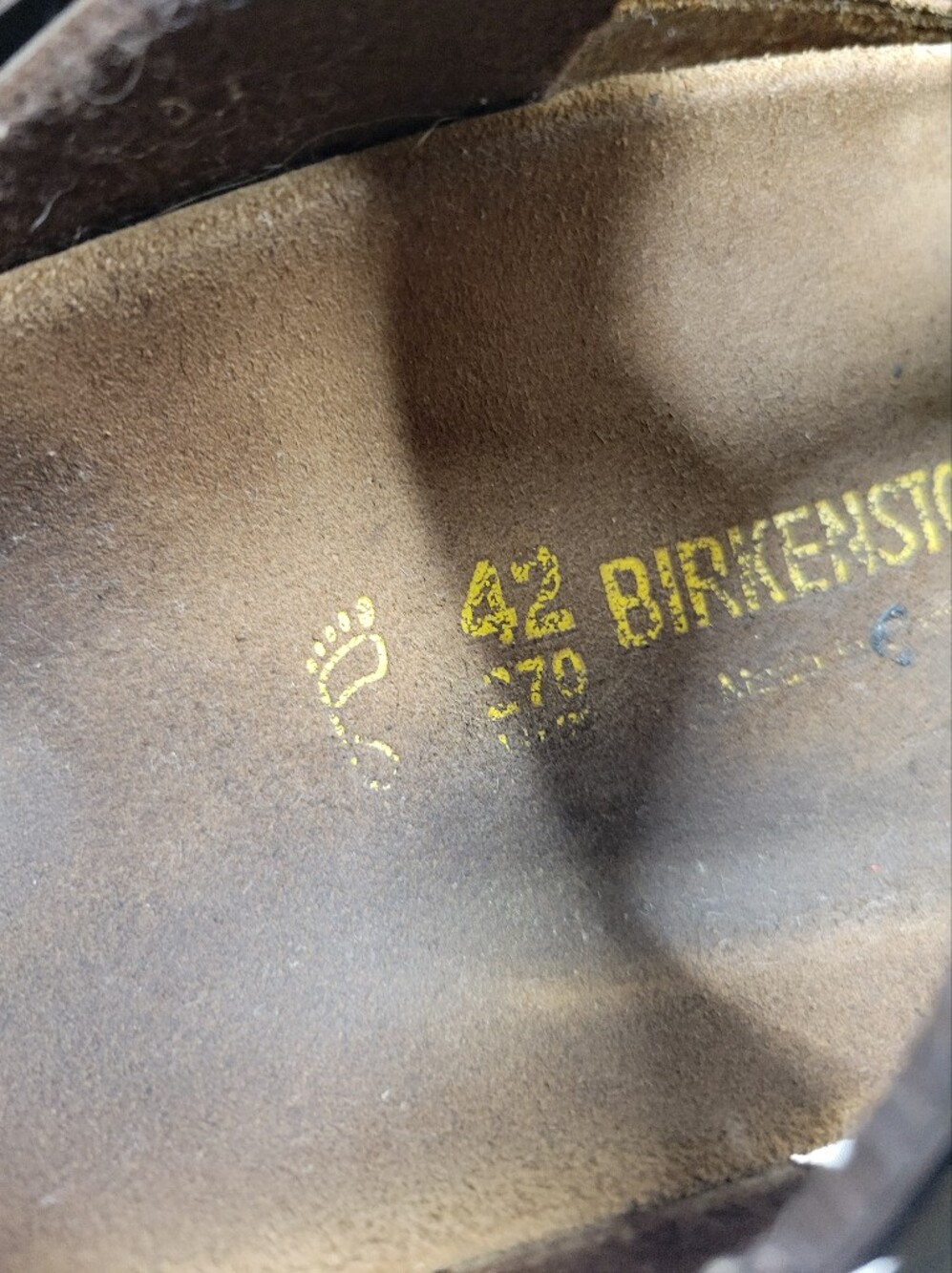 Birkenstock Gizeh Thong Sandal Metallic Bronze Size 42 11-11 1/2 I8 - Picture 6 of 6